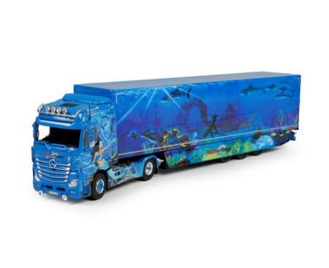 Tekno FischerTrans Mercedes Benz Actros Box - Scale: 1:50 - Model Code: 69190 - Certificate: Yes - Lot Condition: Very Good -