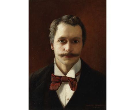 Charles Spencelayh, RMS, HRBSA (British, 1865-1958)Self-portrait signed and dated 'CHARLES SPENCELAYH/1897' (lower right)  oi