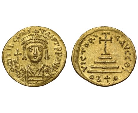 Tiberius II Constantine (578 –582), gold Lightweight Solidus of 22 Siliquae, Theoupolis (Antioch), ?m Tib CONS-TANT P P AVI, 