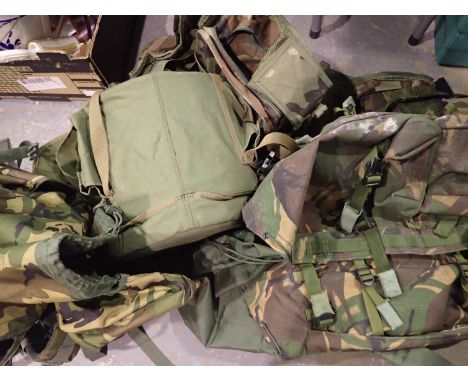 Mixed DPM rucksacks and vests. P&amp;P Group 3 (£25+VAT for the first lot and £5+VAT for subsequent lots) 