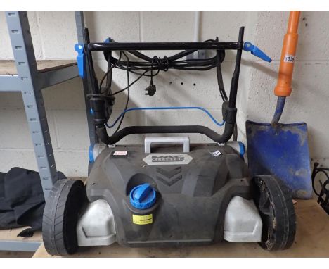 Macalister electric tiller. Not available for in-house P&PAll electrical items in this lot have been PAT tested for safety an