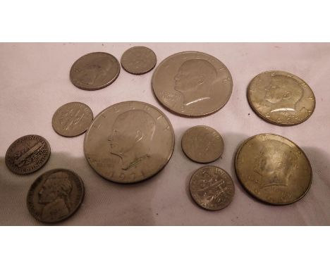 American Liberty coins, including some silver. P&amp;P Group 1 (£14+VAT for the first lot and £1+VAT for subsequent lots) 