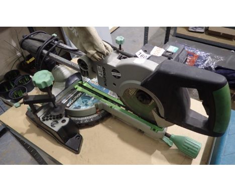 Evolution Crosscut circular saw. Not available for in-house P&PAll electrical items in this lot have been PAT tested for safe