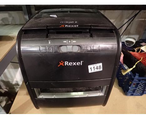 Rexel 60x auto shredder. Not available for in-house P&PAll electrical items in this lot have been PAT tested for safety and h