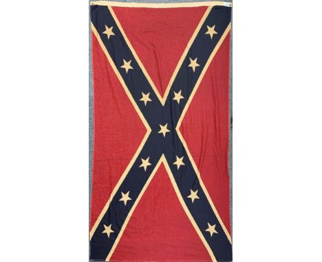 A vintage American Confederate flag, 154cm x 92cm.