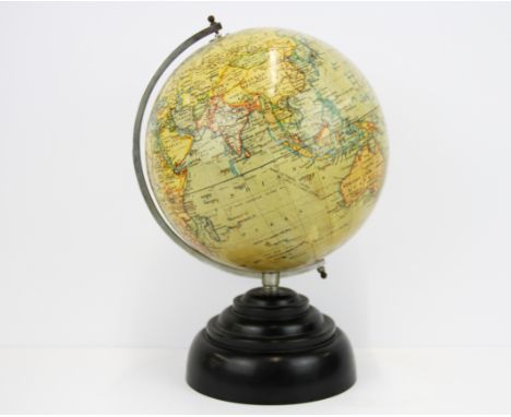 A vintage 'Geographia' 8 inch terrestrial globe, H. 32cm.