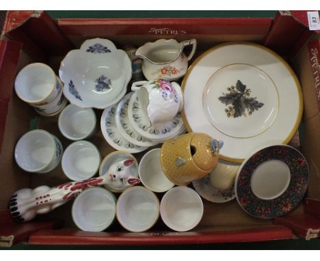 A Royal Worcester tureen plus other china (two boxes)