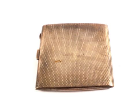 A silver engine turned cigarette case, Birmingham