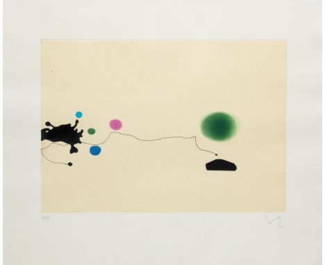 Victor Pasmore CH CBE,  British 1908-1998,Harmony of Opposites, 1995;etching and aquatint on wove,  signed with initials in p