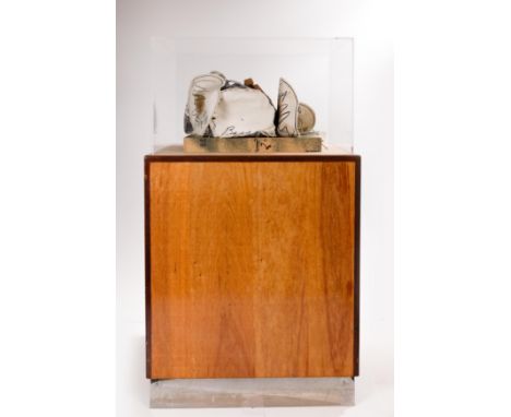 Claes Oldenburg,&nbsp;Swedish/American 1929-2022,&nbsp;Miniature Soft Drum Set (A and P 61), 1970;&nbsp;three dimensional scr