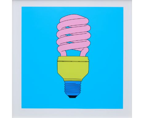 Sir Michael Craig-Martin CBE RA, British b.1941-Bulb, 2014;screenprint in colours,  signed in pencil and dated,  printed by A