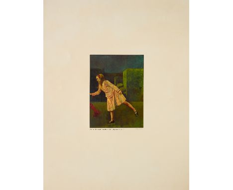 Sir Peter Blake CBE RDI RA, British b.1932-Just at this moment somehow or other they began to run, 1970; screenprint in colou