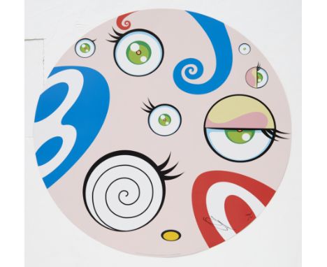 Takashi Murakami,  Japanese b.1962-We are the jocular clan, 2018;offset lithograph on wove,  signed in black pen, numbered 14