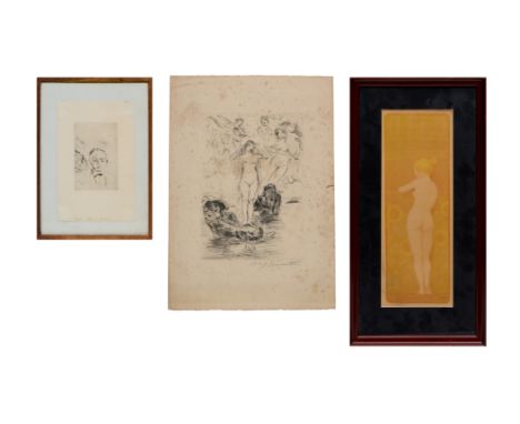 Jules Pascin (Bulgarian/French 1885-1930),&nbsp;Lovis Corinth (German 1858-1925) &amp; Paul Berthon (French 1872-1934),Pierre
