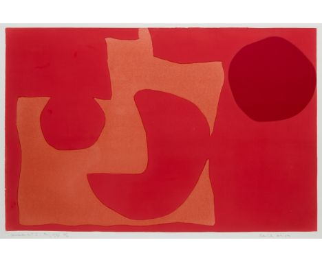 Patrick Heron CBE, British 1920-1999, Winchester Red 1, 1967;screenprint in colours on wove, signed in pencil, inscribed, dat