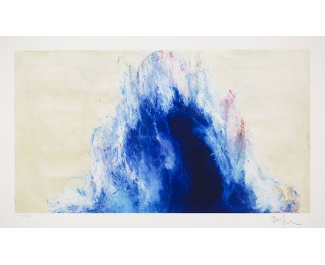 Sir Anish Kapoor CBE RA,  British b.1954- Out of the Dark, 2023; 24 layer silkscreen print on 410gsm Somerset Tub Sized Satin