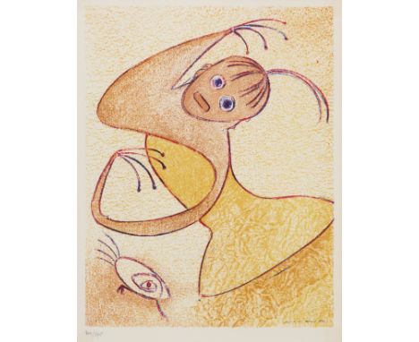 Max Ernst,  German 1891-1976,Hommage à San Lazzaro, 1975;lithograph in colours on wove, signed in pencil and numbered 319/575