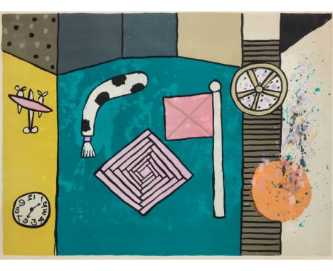 Alan Davie,  British 1920-2014,Magic picture, no.1, 1977;lithograph in colours on wove,  an Artist's proof,  image: 55 x 74 c