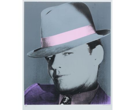 David Studwell,  British 20th/21st Century,   Jack Nicholson;screenprint in colours on paper,  signed in pencil with initials