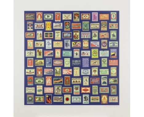 Sir Peter Blake CBE RDI RA,  British b.1932- Matchboxes, 2011; silkscreen in colours on wove,  signed and numbered 89/100 in 