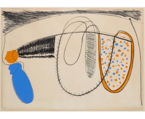 Sir Terry Frost RA,  British, 1915-2003Untitled, 1975 (Kemp 73);lithograph in three colours,  signed and dated in pencil and 