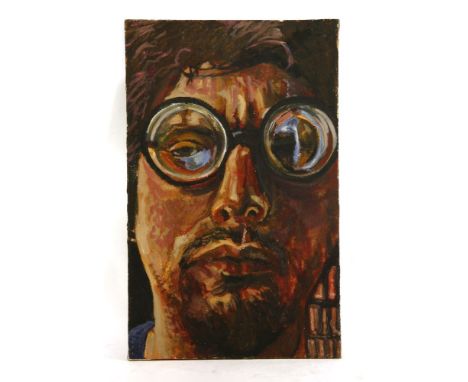 Andrew CelsoSELF PORTRAIToil on canvassigned and dated 06 on reverseunframed, 103 x 65cm
