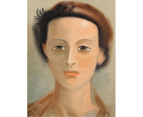 Andre Derain (1880-1954), colour lithograph on vellum paper, portrait d?une Jeune Fille, 24cm x 18cm, lithography by Mourlot 