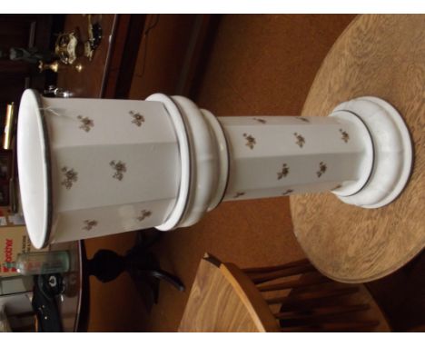 Ceramic jardiniere and stand