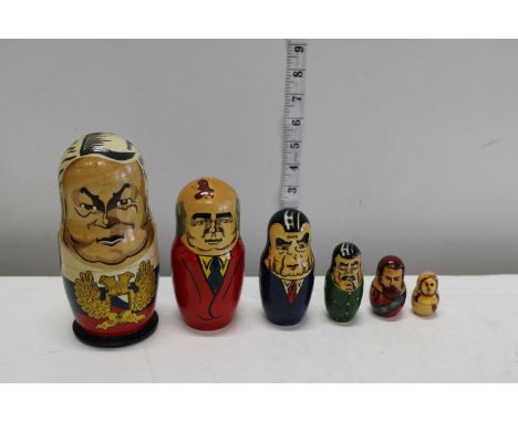 A vintage wooden Russian doll 