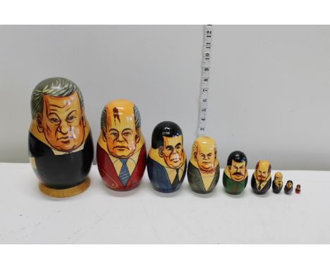 A vintage wooden Russian doll 