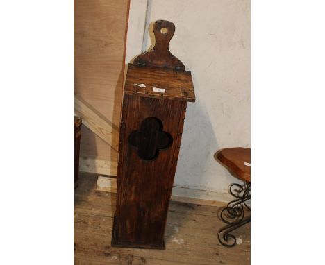 A vintage French wooden baguette box. Postage unavailable 