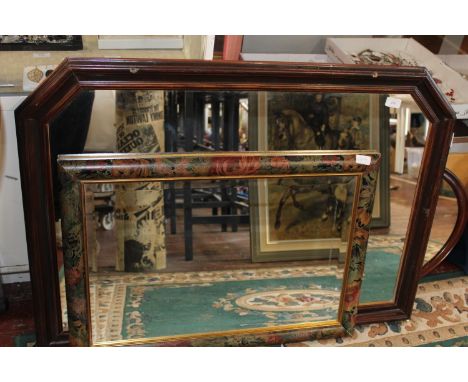 Two vintage wall mirrors 'no postage available' 