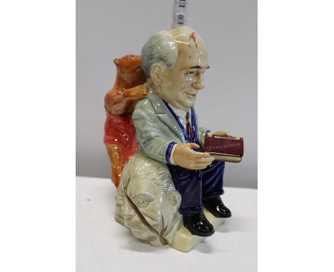 A vintage Kevin Francis Limited Edition model of President Gorbachev with certificate 