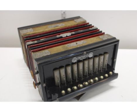 A vintage Empress accordion 