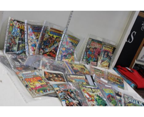 36 vintage 70's &amp; 80's superhero comics mainly Marvel &amp; DC 