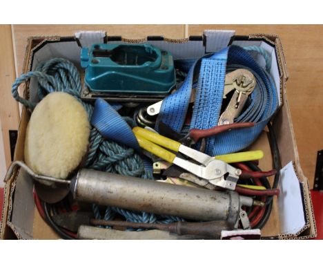 A selection of vintage tools and ratchet straps etc 'no postage available' 