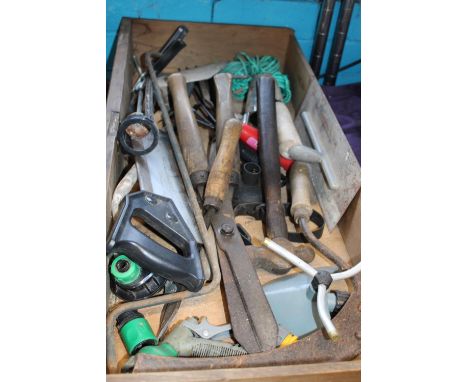 A job lot of assorted vintage tools 'no postage available' 