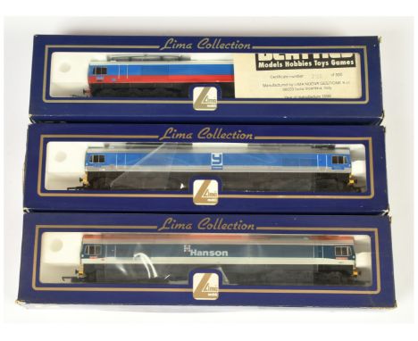 Lima OO Group of 3x Class 59 Diesel Loco's. Comprising L204643 Ltd Edition 59003 Blue / Red / White - DB Yeoman - Riko Intl L