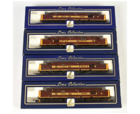 Lima OO Group of 4x EWS Class 37 Diesel Loco's. Comprising L204613 37057 - Viking; 204740 37717 - Maltby Lilly Hall; 204762 3