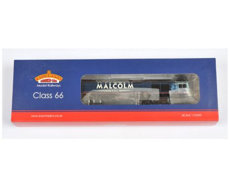 Bachmann OO Gauge 32-979 Class 66 Malcolm Rail Diesel Locomotive No. 66412. Condition is Mint in Good Plus to Excellent box a