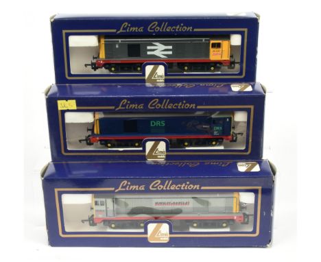 Lima OO Group of 3x Class 20 Diesel loco's. L205113 Blue / Red 20904 - DRS; L205249 Grey / Red 20903 - Hunslet-Barclay "Aliso
