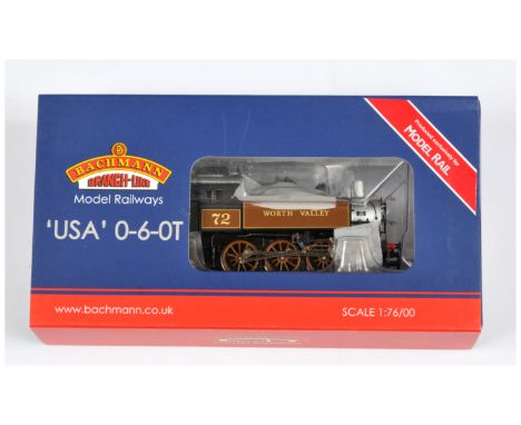 Bachmann OO Gauge MR-108 (Limited Edition) 0-6-0T USA Class Steam Tank Locomotive No. 72 "Worth Valley", produced exclusively