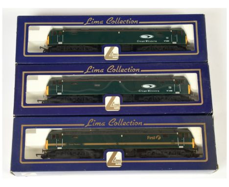 Lima OO Group of 3x Great Western Class 47 Diesel loco's. Comprising L204685 47830; L205171 47846 - Thor; L205283 47832 First
