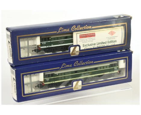 Lima OO Pair of Ltd Edition BR Green Class 31 Diesel Loco's. Comprising L205282 31110 Traction Magazine, cert No. 89 of 550 (