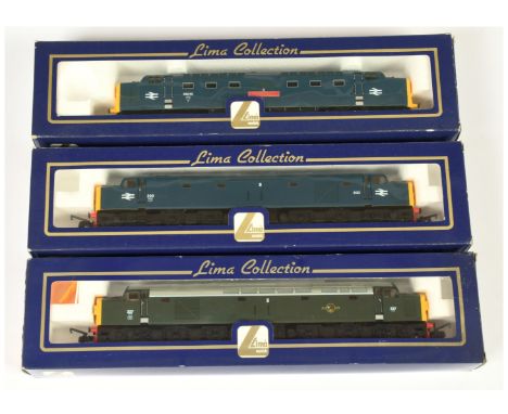 Lima OO Group of 3x BR Class 40 &amp; 55 Diesel Loco's. Comprising L204642 Class 40 337 BR Green Grey, comes with detailing p