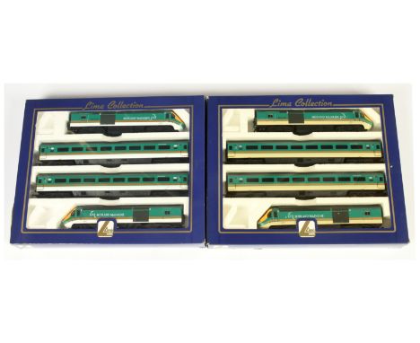Lima OO Pair of Midland Mainline HST Train Packs. Comprising L149806 Midland Pride &amp; L149909 Leicestershire County Cricke