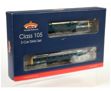 Bachmann OO 31-535 BR Blue Class 105 2-Car DMU Set. Conditions: Mint in Near Mint to Mint boxes &amp; Good Plus outer box.
