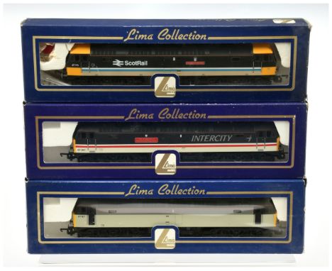 Lima OO Group of 3x Ltd Edition Class 47 Diesel loco's. Comprising 205037-1 BR Grey 47711 ScotRail - Greyfriars Bobby, comes 