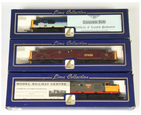 Lima OO Group of 3x Ltd Edition Diesel Loco's. Comprising L204659 EWS Burgundy - Royal Scotsman - Harburn Hobbies 425 of 550;