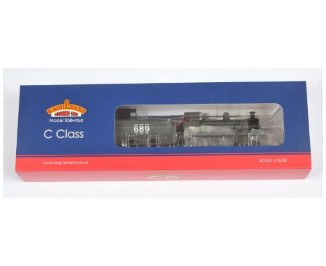 Bachmann OO Gauge (Limited Edition) 31-460K 0-6-0 SE&amp;CR C Class Steam Locomotive No. 689 in Wartime grey, produced exclus
